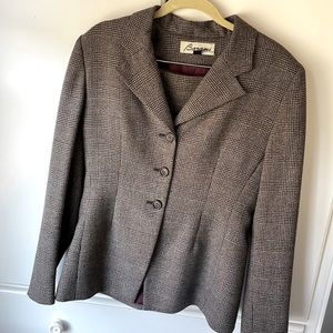 Barami Purple Mini Skirt Suit